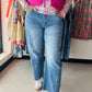 Elevate your denim game with the Kate High Rise Barrel Jeans. Crafted from comfortable stretch denim, these jeans feature a flattering high rise waist and cropped barrel silhouette that's perfect for any season. The medium wash pairs beautifully with the raw hem and distinctive seam detailing for an on-trend look. Five-pocket construction keeps your essentials secure while the stretch fabric ensures all-day comfort. A versatile staple that transitions effortlessly from casual to dressed-up styling.