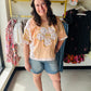 Bibi

This peach short-sleeve hoodie blends boho charm with everyday comfort, featuring a vibrant oversized flower patchwork design. Crafted by Bib Brand, its unique mixed-pattern sleeves and relaxed fit make it the ultimate statement pullover for effortless cottagecore style.

Eye-catching oversized floral patchwork design.
Soft peach fabric for all-day comfort.
Short sleeves perfect for layering.
Stylish mixed-pattern plaid and floral sleeves.
Relaxed pullover fit for easy wear.
Genuine Bib Brand quality 