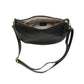 Black Miranda Crescent Bag