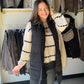 Michelle Mae

Layer up with the Harlow Long Vest—your new go-to for effortless style. This sleek silhouette features a flattering length that works over everything from tees to dresses. Dual pockets keep your essentials close, while the mixed zipper and button closure gives you flexibility to dress it up or down. Versatile, functional, and undeniably chic. A Fall and winter must have!&nbsp;

Fabric: 100% Polyester
Fabric Type: Lightweight Puffer Style
Stretch Factor: Low stretch
Fit: Runs true to size - We 