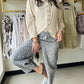 The cutest and comfiest linen polka dot pants