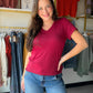 Jess Lea

We know we're always on the lookout for a good, comfy basic! This basic tee is definitely one of those pieces! It's comfy and a perfect fit that makes it so easy to wear and the colors make styling and layering it a breeze! This top features short sleeves, a v-neck, and a rounded hemline.&nbsp;

Order your normal size for a true fit or size up for a more relaxed style

Fabric: 95% Rayon, 5% Spandex

Small fits size 2-4

Medium fits size 6-8
&nbsp;
Large fits size 10-12

XL fits 14-16
