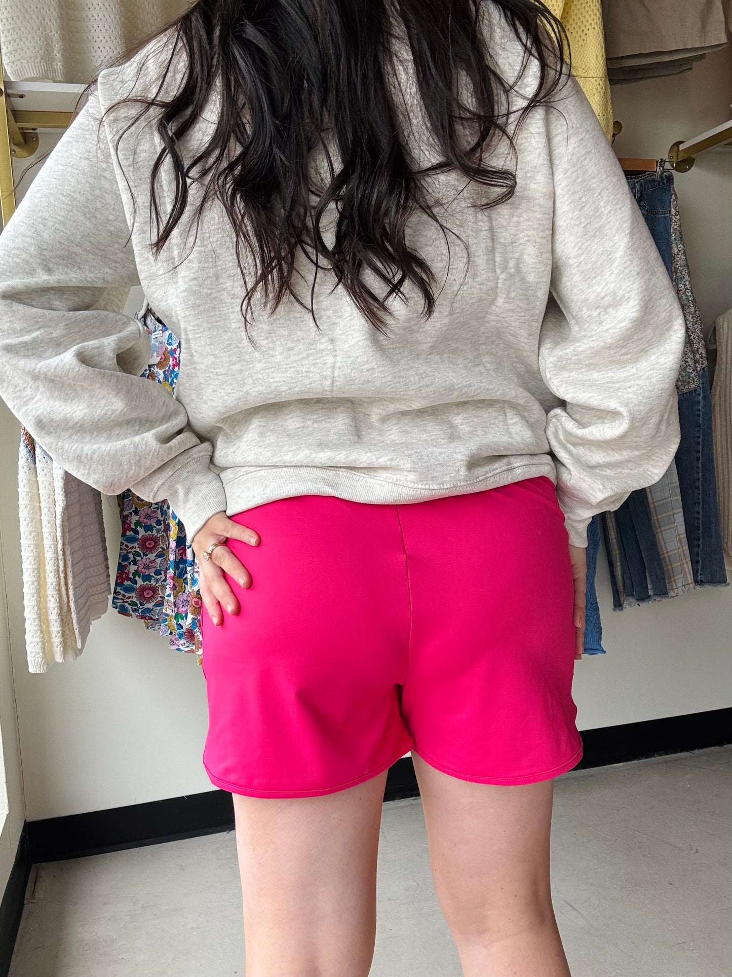 Solid Raspberry Everyday Shorts