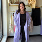 Purple Desi Sweatshirt Cardigan