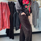Regina Velvet Wide Leg Pants