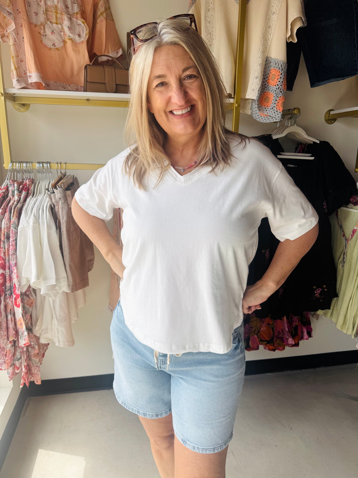 White Ismeria Tee
