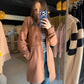Brown Zip Up Tunic