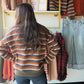 Olive Honeycomb Stripe Sweater
