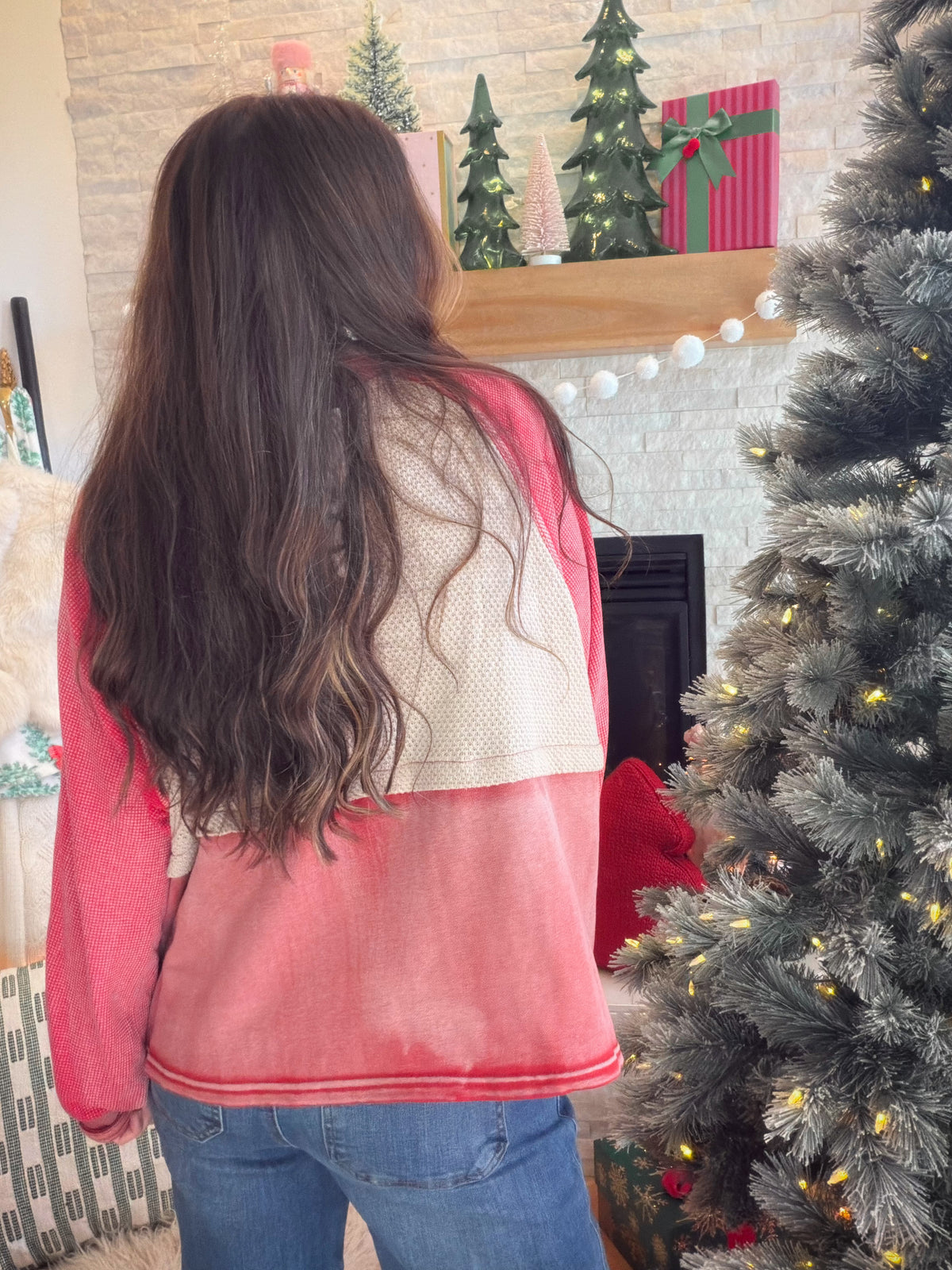 Crimson French Terry Jacket