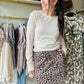 Safari Chic Leopard Skort