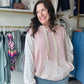 Pink Multi Contrast Pullover