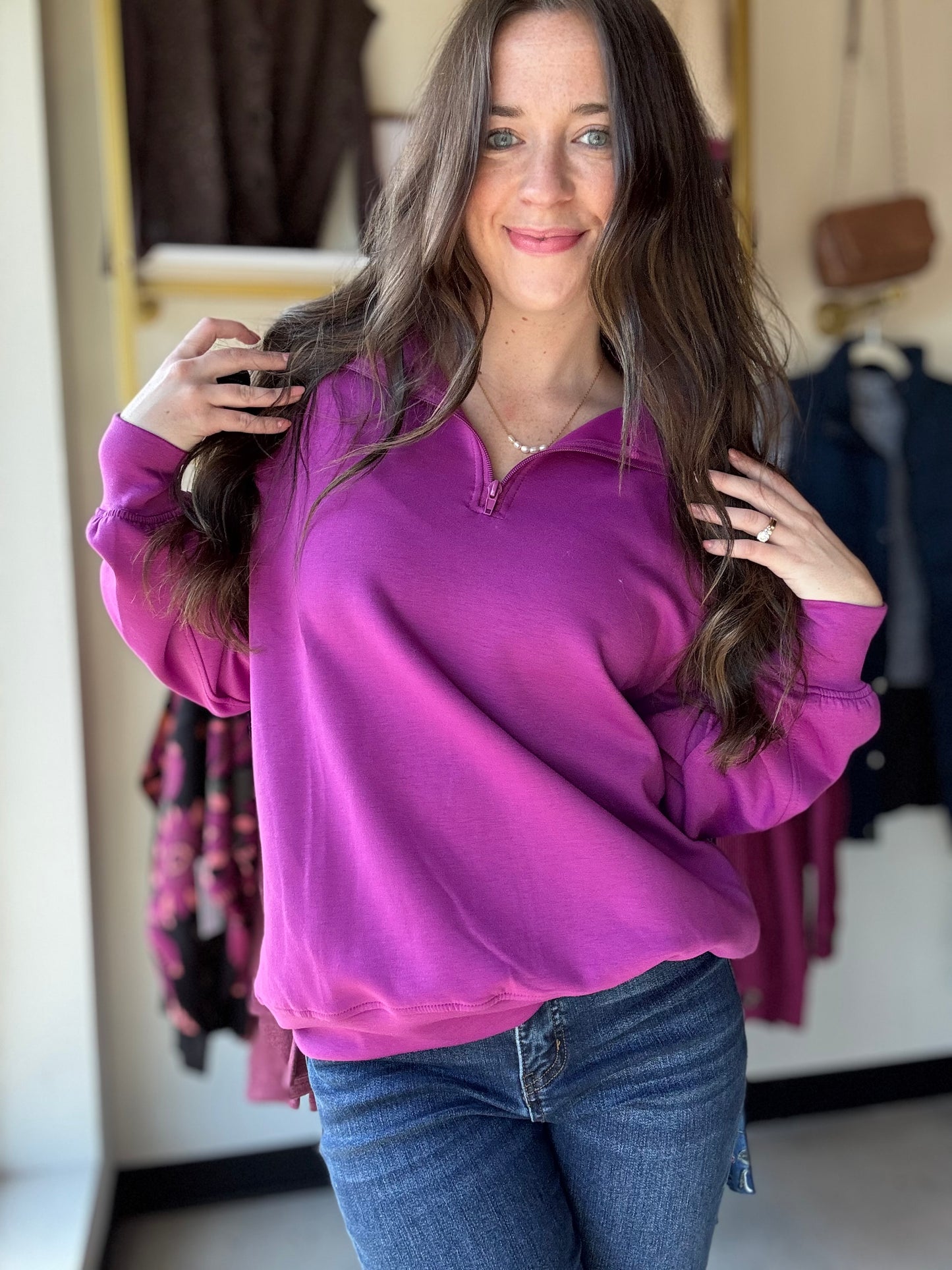 Plum Scuba Half Zip