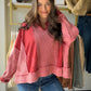 Scarlet Multi Texture Pullover