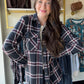 Navy & Red Plaid Cassian Shirt