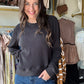 Black Asymmetrical Hem Top