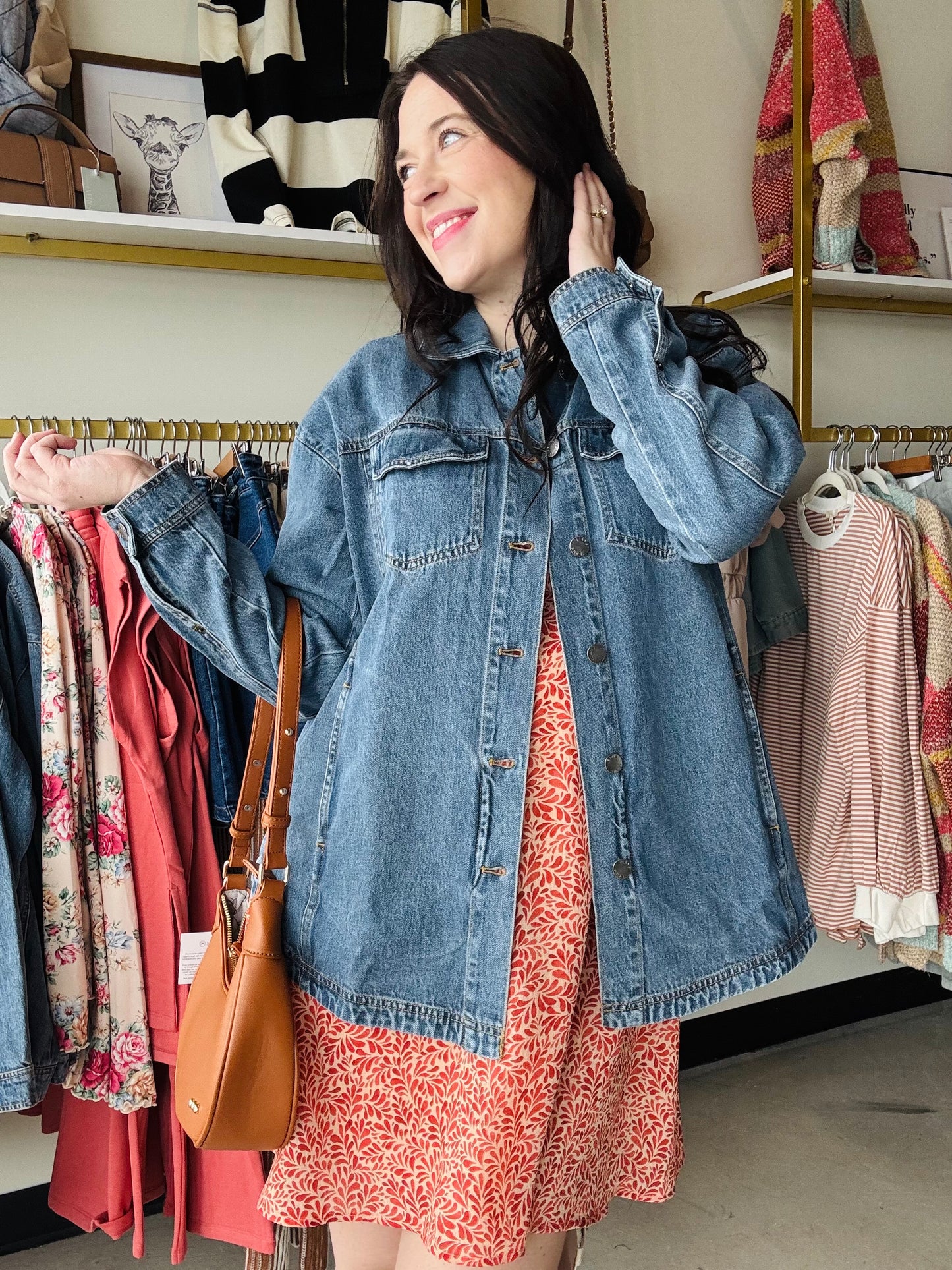 Classic Denim Tencel Shacket