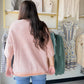 Pink Latte Mineral Washed Sweater