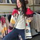 Ivory Multi Crochet Sweater