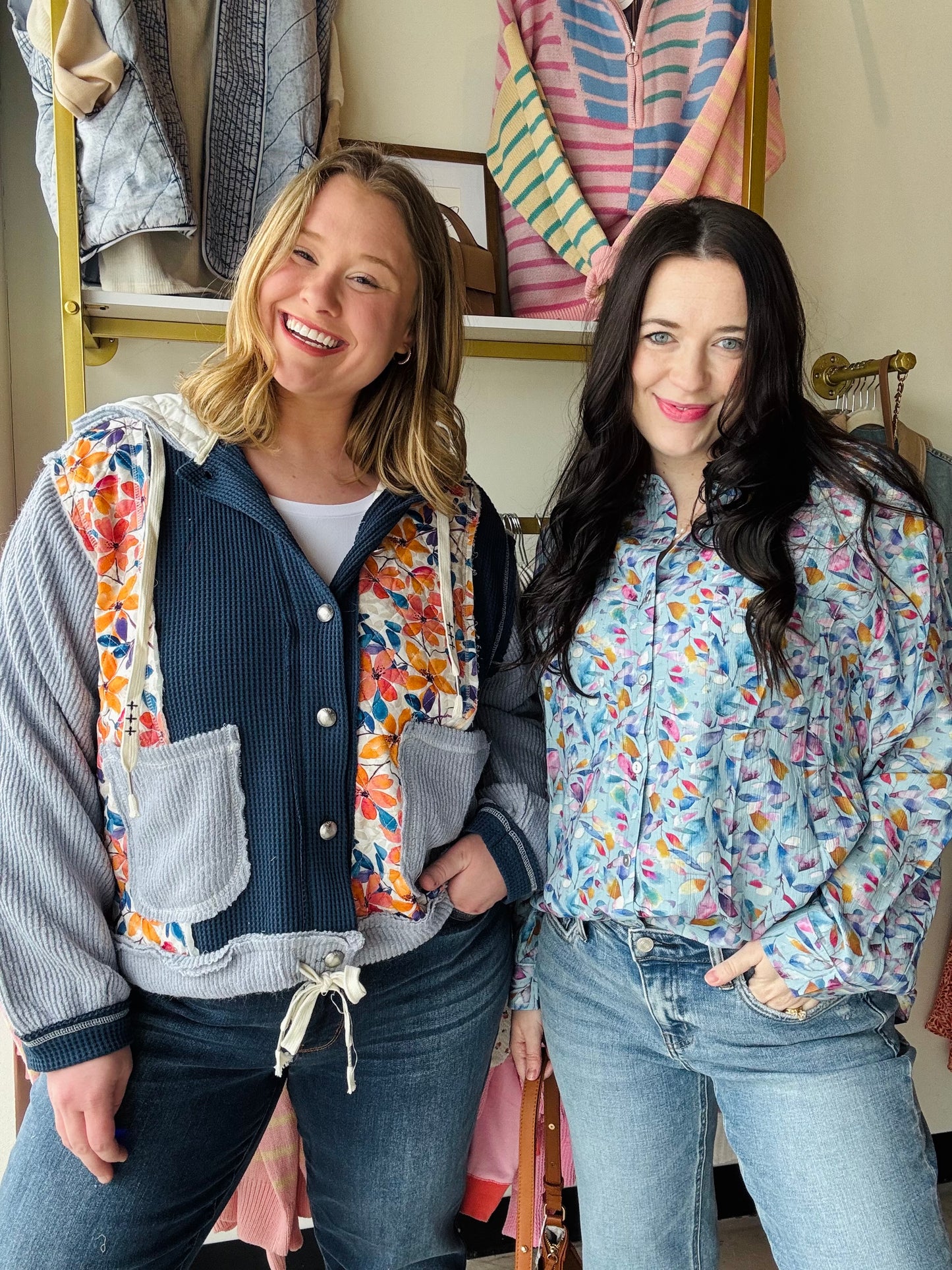 Indigo Thermal Patch Hoodie