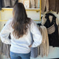 Grey Boho Pumpkin Crewneck