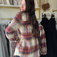 Desiree Ivory Plaid Button Up