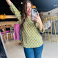Pink Flower Motif Lizzy Top