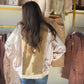 Olive Washed Mix Knit Top