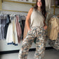Easel

CAMOUFLAGE PRINT WASHED TWILL CARGO PANTS
-RELAXED FIT
-ELASTIC WAISTBAND
-ADJUSTABLE DRAWSTRING TIE
-RELAXED STRAIGHT LEG
-CARGO STYLE POCKETS
-SMALL MEASUREMENTS : INSEAM - 30" OUTSEAM - 40" &amp; WAIST - 14"
Fabric: WOVEN

Content: 100% COTTON
Made In: IMPORTED
CAMOUFLAGE PRINT WASHED TWILL CARGO PANTS
