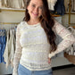 Bibi

Feminine, flirty, and just the right amount of romantic. The Ruffle Flower Lace Top is a long sleeve woven top that brings the prettiest details — delicate flower lace and ruffle accents that feel special without being over the top.

The stretch-blend fabric keeps it comfortable and easy to move in all day, while the lace and ruffle detailing elevates it well beyond your average top. Wear it tucked into high-waisted denim for a polished daytime look, or let it flow loose for an effortless, boho-inspir