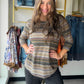 Meet your new go-to top. The&nbsp;Multi Stripe 3/4 Sleeve Top blends a playful stripe pattern with a flattering 3/4 sleeve silhouette — the kind of piece you reach for again and again.

Crafted from a 95% Polyester, 5% Spandex blend, it moves with you throughout the day while holding its shape beautifully. Whether you're dressing it up with your favorite denim or keeping it casual, this top transitions effortlessly from morning errands to evening plans.

3/4 sleeve length for a polished, versatile look
Stre