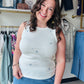 Thread & Supply

The fan favorite Edlin tank is back ,now with dainty embroidery detail. Crafted in a buttery cotton blend fabrication, this tank is a wear-everywhere kind of essential.

Sleeveless tank
Embroidered detail
Crew neckline
Measurements for a size small:

Length: 23"
Chest: 14"
Waist: 13"
Fabric Content/Care:&nbsp;

48% Cotton
48% Modal
4% Spandex