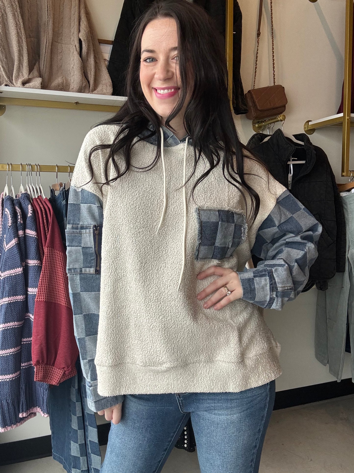 Loop Terry Denim Pullover