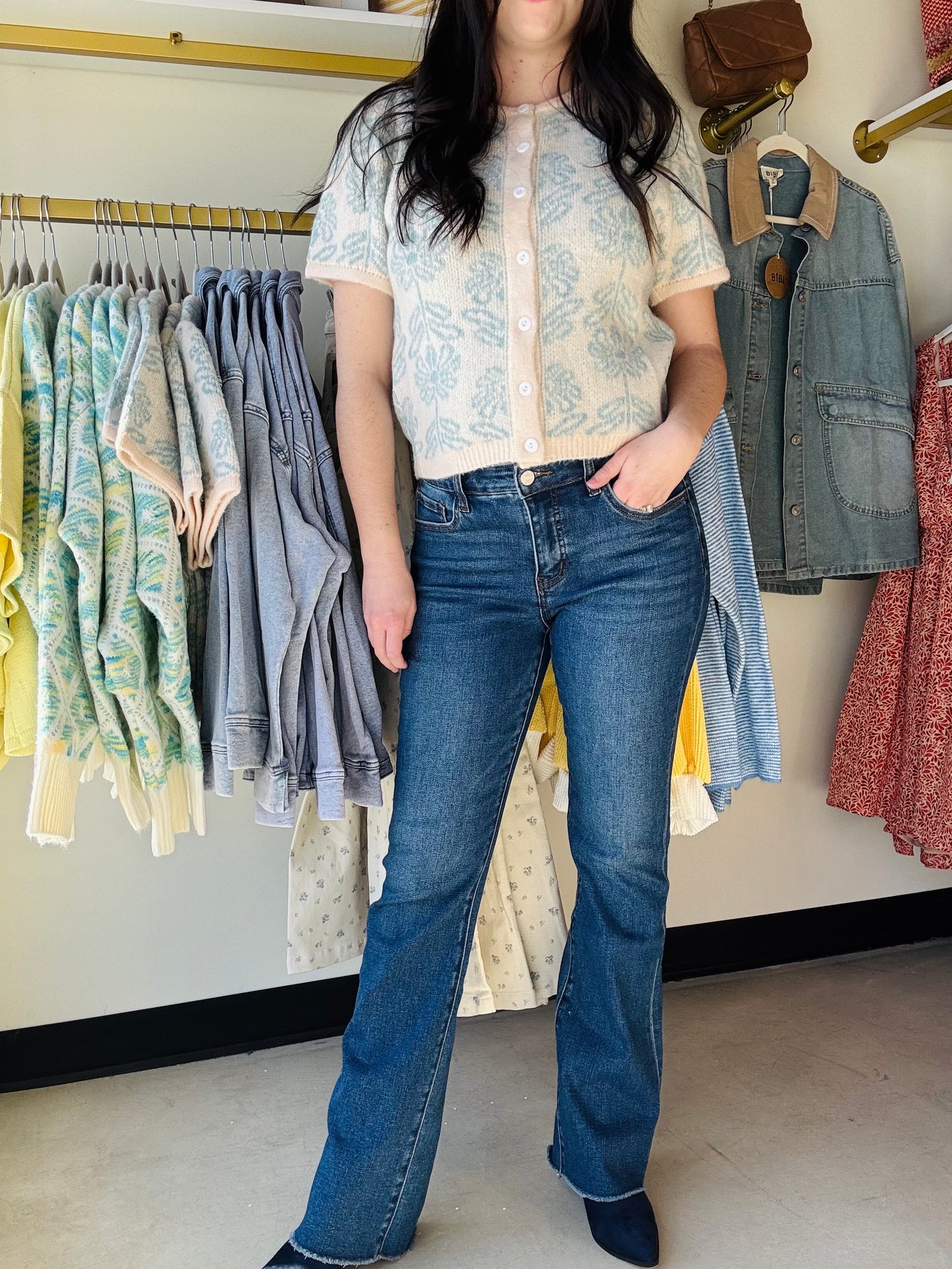 Momentous Dark Wash Bootcut Jeans