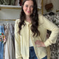 Pastel Yellow Sweater Cardi