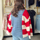 Stars & Stripes Crochet Sweater