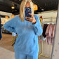 Denim Drift Dune Hoodie
