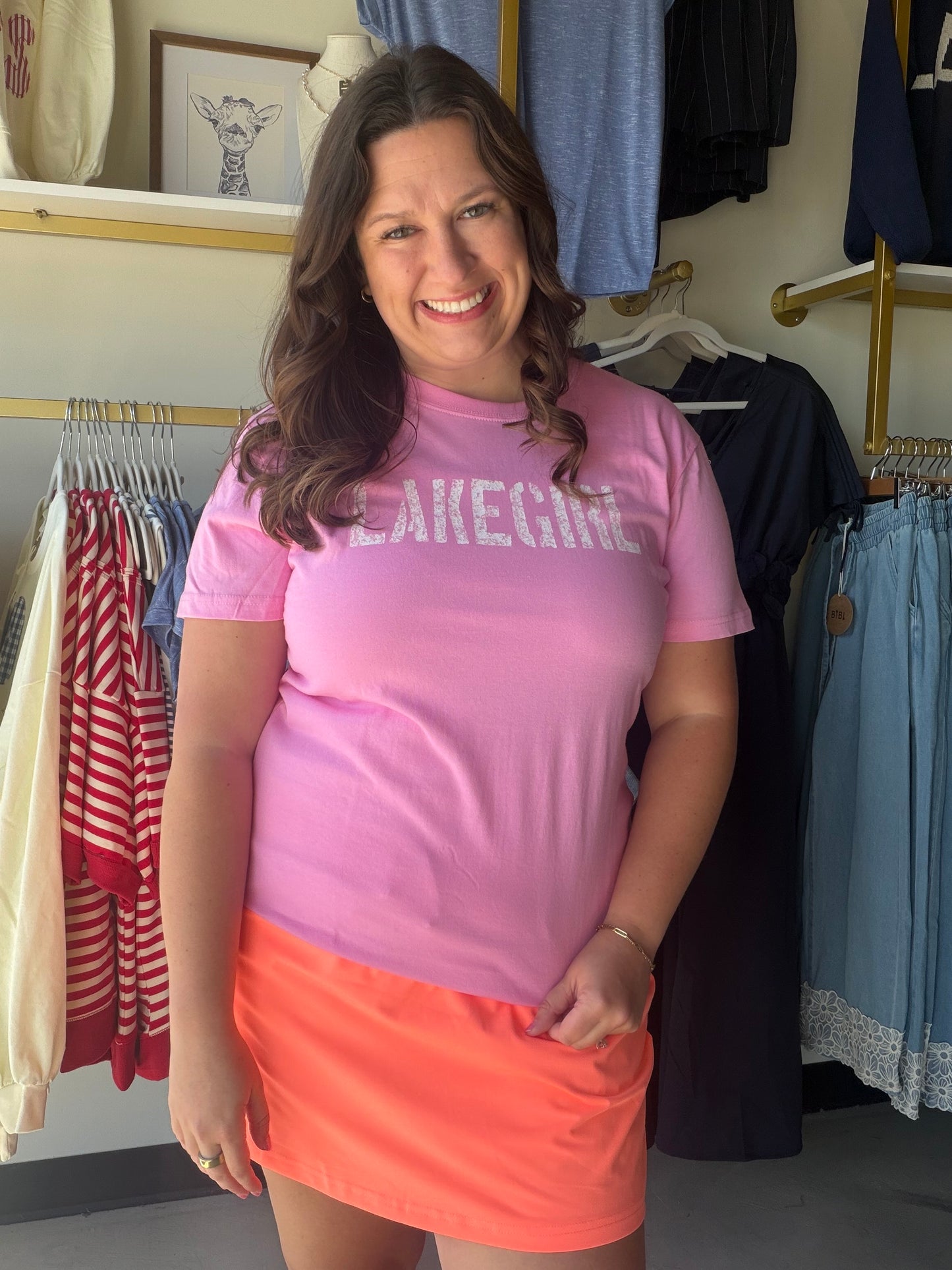 Pink Simply Lakegirl Tee