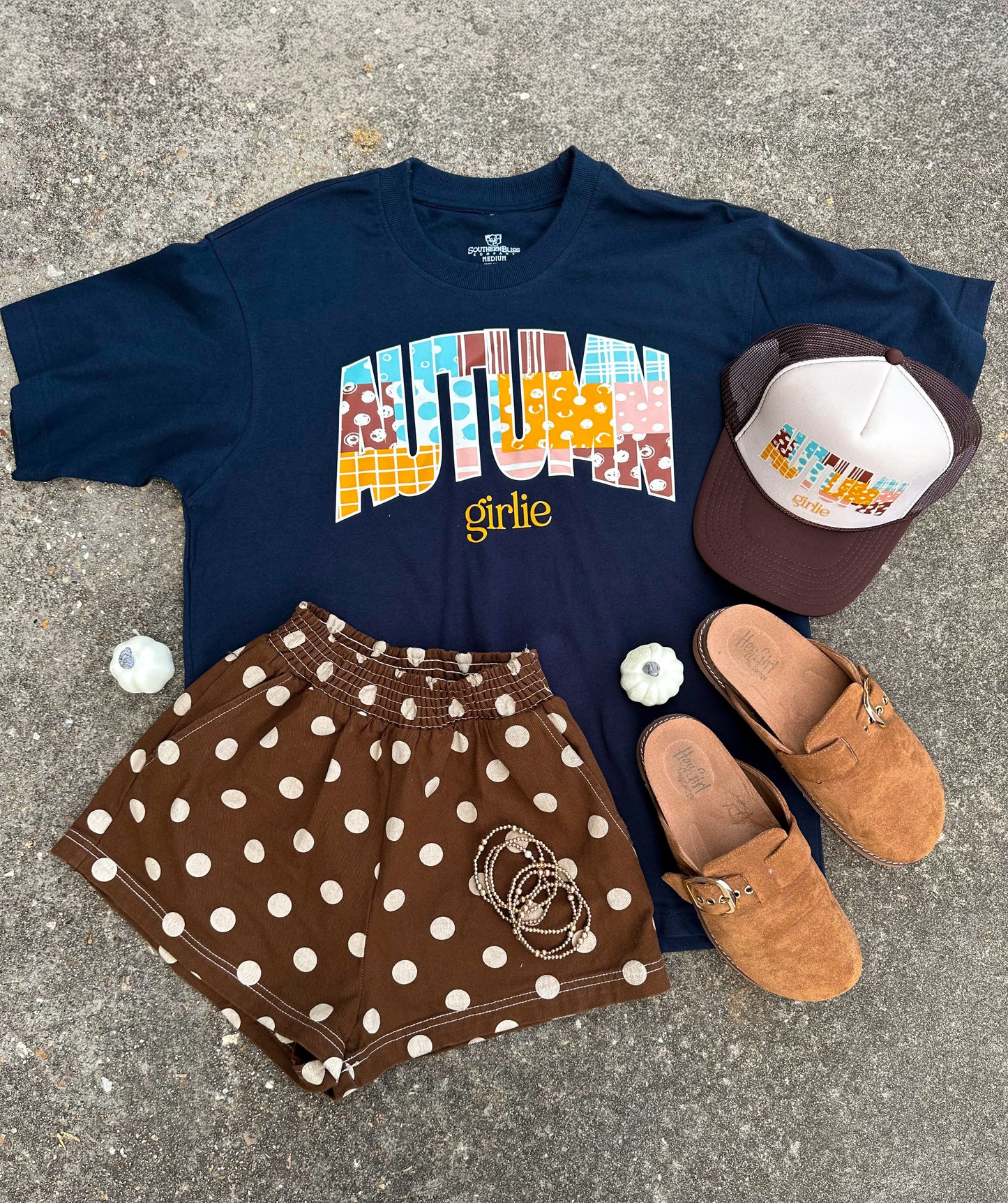 Autumn Girlie Mock Tee