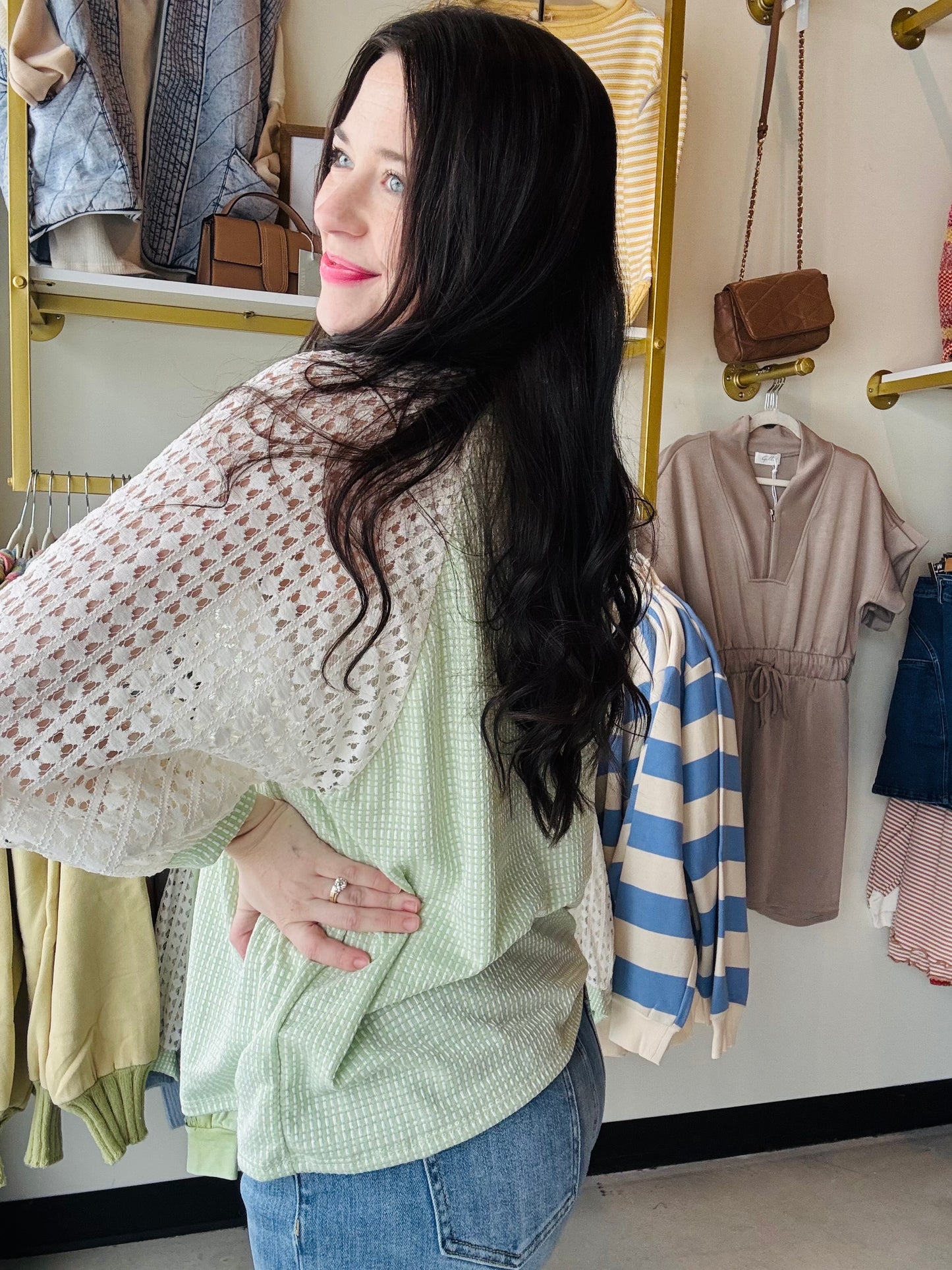 Sage Sincerely Yours Top