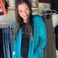 Turquoise Lightweight Cardigan