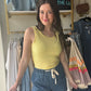 Soft Yellow Hold Tight Tank
