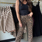Leopard Kick Flare Jeans - Lovervet