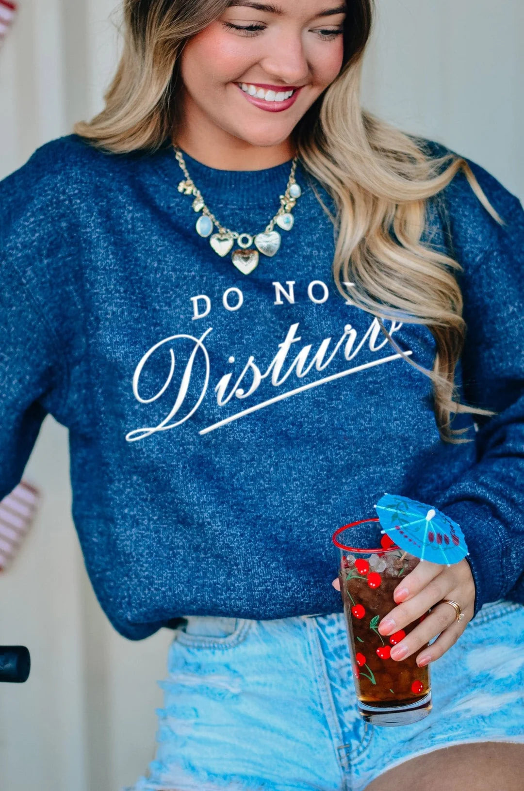 Do Not Disturb Knit Sweatshirt