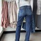 Vintage Dark Wash Straight Leg