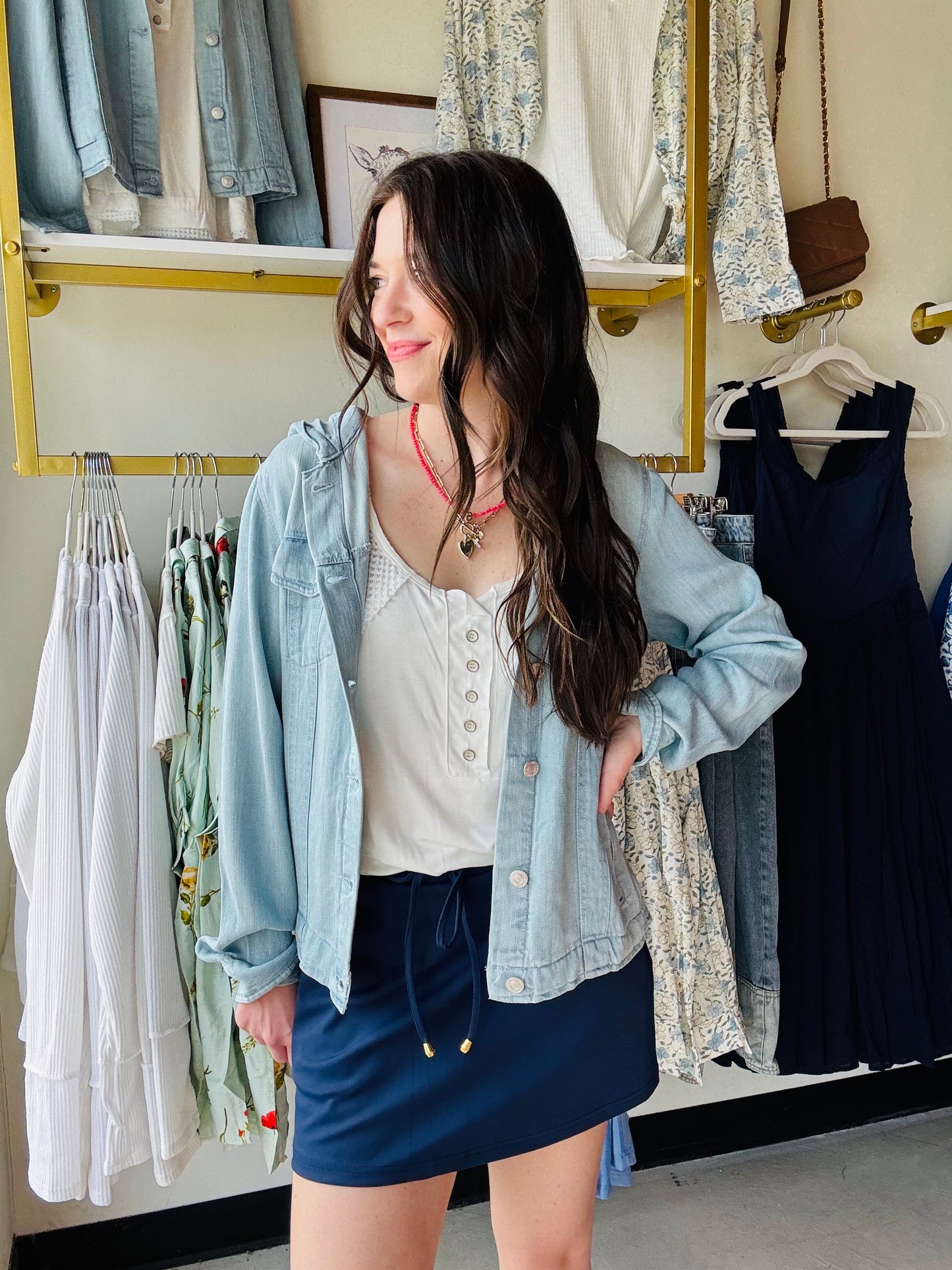 Sun Wash Hooded Jackie Jacket