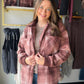 Mauve Plaid Holland Jacket