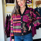 Double Knit Combo Print Cardi