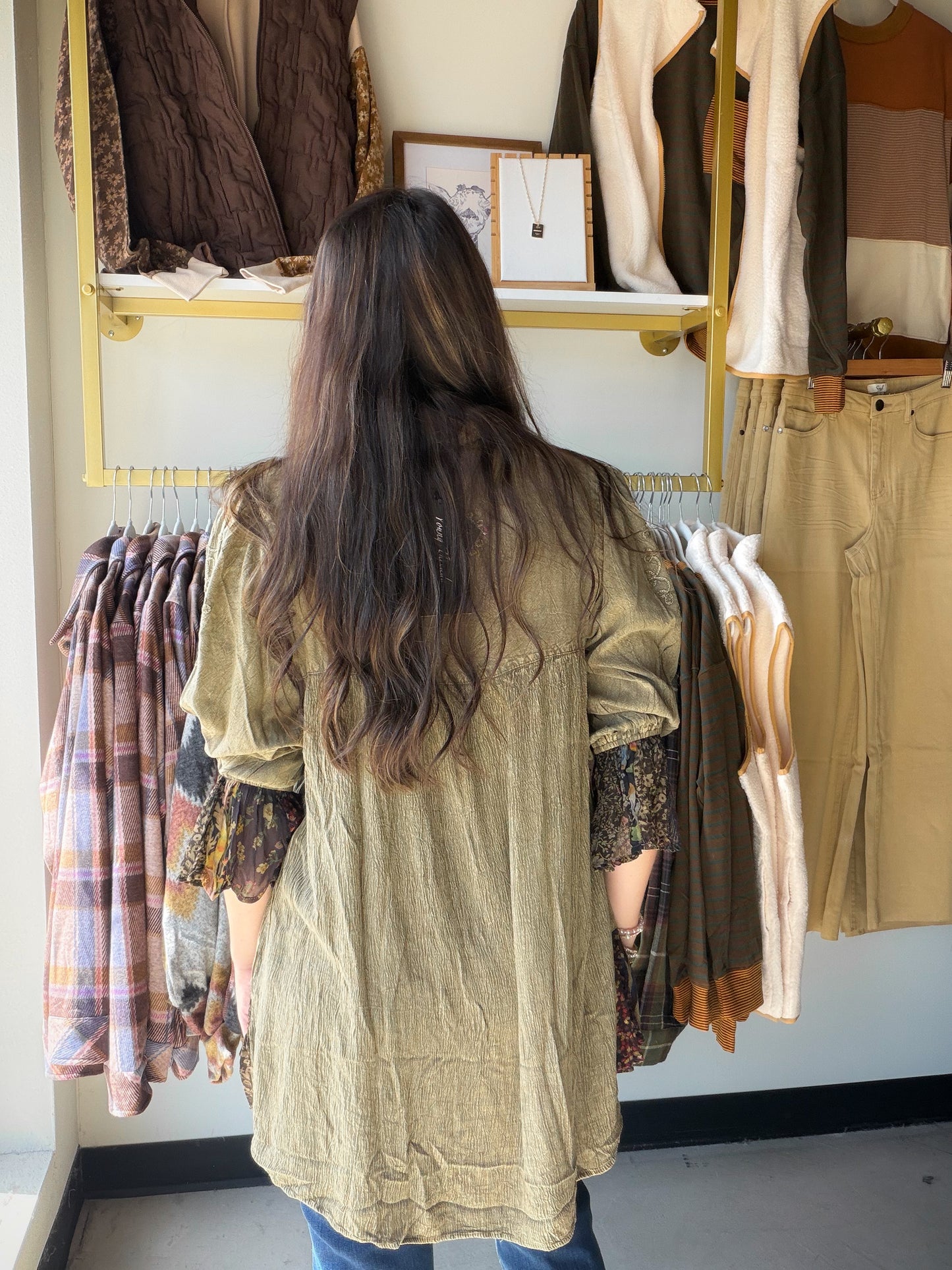 Vintage Bohemian Puffed Sleeve Top