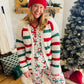 Candy Cane Bows PJ Set