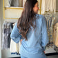 Dusty Blue Pigment Dyed Pullover
